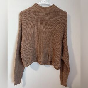 Hollister Easy Cozy Waffle Mock-Neck Sweater